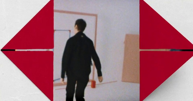 Video Reference: Product, Fashion, Art, Rectangle, Triangle, Material property, Paint, Blazer, Space, Magenta