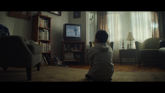 Video Reference: Furniture, Bookcase, Television, Shelf, Wood, Interior design, Television set, House, Home appliance, Shelving