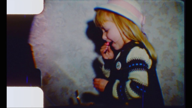 Video Reference: Smile, Facial expression, Paint, Art, Cap, Cool, Happy, T-shirt, Toddler, Artist