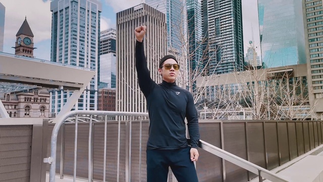 Video Reference: Skyscraper, Building, Daytime, Sky, Sleeve, Tower, Tower block, Fence, Travel, Condominium