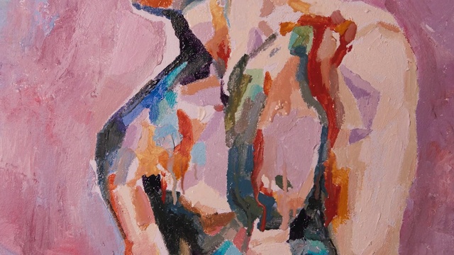 Video Reference: Art paint, Paint, Orange, Art, Pink, Painting, Tints and shades, Creative arts, Tree, Pattern