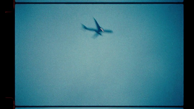 Video Reference: Blue, Azure, Rectangle, Air travel, Font, Display device, Airplane, Tints and shades, Electric blue, Electronic device