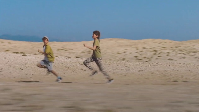 Video Reference: Shorts, Sky, Landscape, Horizon, Fun, Aeolian landform, Singing sand, People in nature, Happy, Leisure