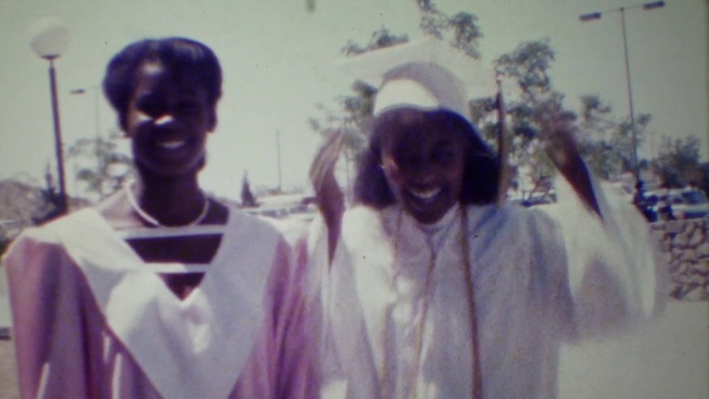 Video Reference: Purple, Sleeve, Happy, Gesture, Smile, Event, Eyewear, Plant, Fun, Tree