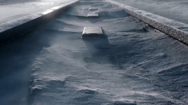 Video Reference: Water, Slope, Freezing, Liquid, Glacial landform, Geological phenomenon, Wind wave, Stairs, Sea ice, Wind