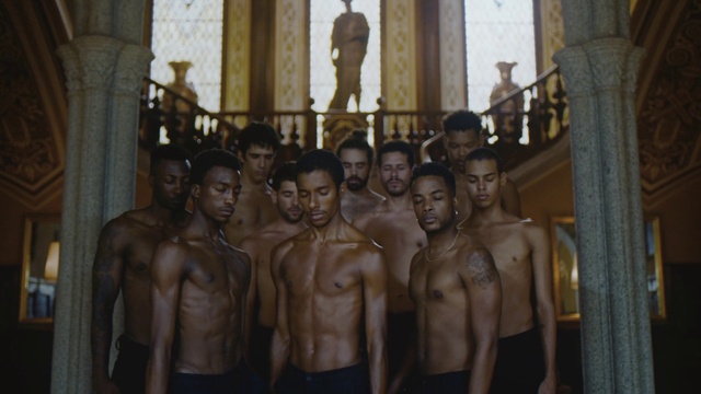 Video Reference: Temple, Chest, Wood, Trunk, Vest, Event, Barechested, Navel, Abdomen, Statue