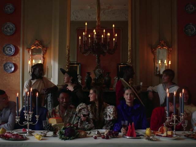 Video Reference: Tableware, Candle, Table, Picture frame, Lighting, Plate, Candle holder, Drinkware, Wine glass, Desk