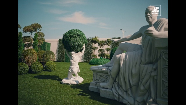 Video Reference: Plant, Sky, Cloud, Daytime, Green, World, Statue, Sculpture, Art, Tree