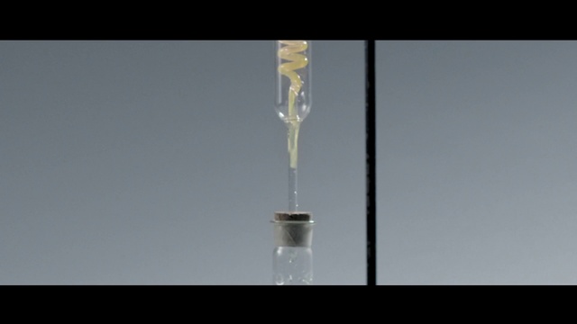 Video Reference: Liquid, Fluid, Plumbing fitting, Ceiling fixture, Glass, Metal, Fashion accessory, Art, Rectangle, Light fixture