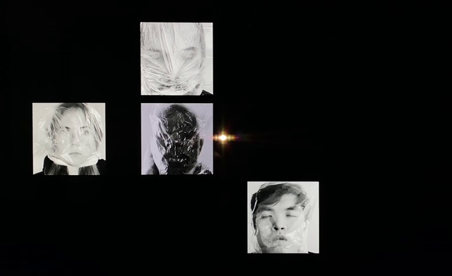 Video Reference: Black, Flash photography, Branch, Black-and-white, Rectangle, Font, Art, Tree, Tints and shades, Space