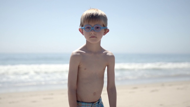 Video Reference: Glasses, Water, Shoulder, Sky, People on beach, Azure, Vision care, Neck, Beach, Flash photography