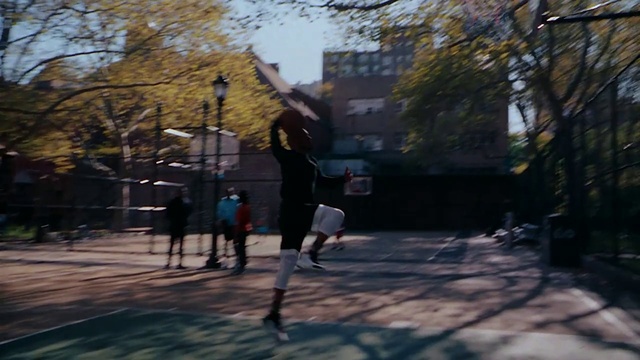 Video Reference: Shorts, Sky, Branch, Building, Road surface, Plant, Asphalt, Tree, Sidewalk, Shade
