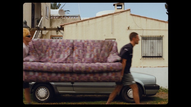 Video Reference: Tire, Wheel, Couch, Motor vehicle, Vehicle, Comfort, Wood, Building, Automotive design, Car