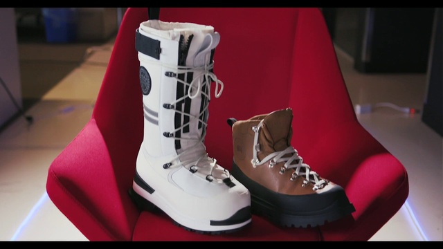 Video Reference: Footwear, Shoe, Human body, Sportswear, Steel-toe boot, Boot, Font, Human leg, Athletic shoe, Electric blue