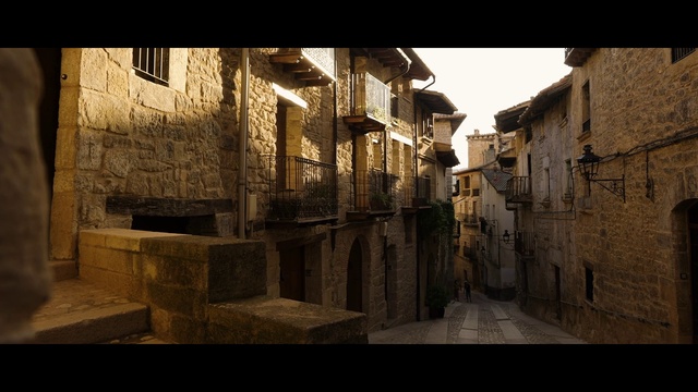 Video Reference: Window, Building, Fixture, Wood, Tints and shades, City, Facade, Darkness, House, Arch