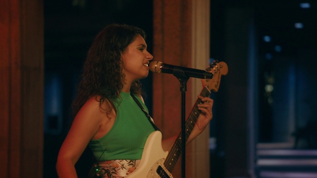 Video Reference: Microphone, Public address system, Musical instrument, Musician, Guitar, String instrument, Guitar accessory, String instrument accessory, Musical instrument accessory, String instrument