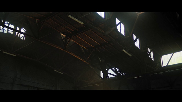 Video Reference: Fixture, Rectangle, Building, Tints and shades, Ceiling, Space, Symmetry, Sky, City, Darkness