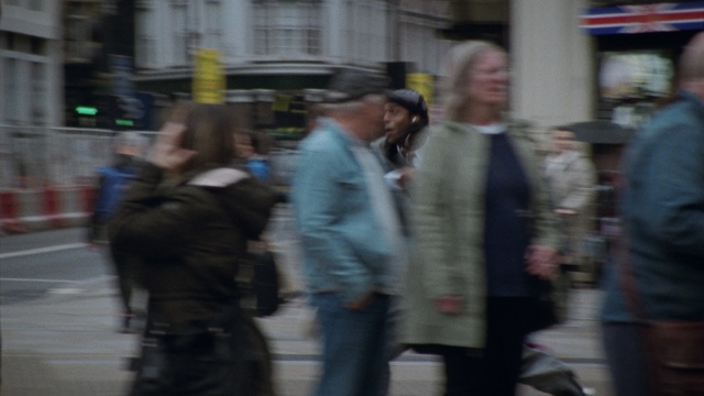 Video Reference: Road, Crowd, City, Event, Hat, Pedestrian, Street, Walking, Fur, Sidewalk