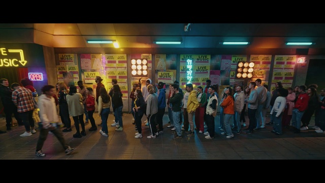 Video Reference: Jeans, Fixture, Leisure, Event, Entertainment, Fun, City, Building, Crowd, Night