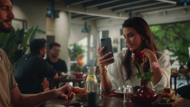 Video Reference: Tableware, Plant, Table, Interaction, Drinkware, Drink, Alcoholic beverage, Smile, Houseplant, Fun