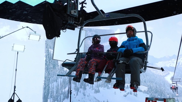 Video Reference: Helmet, Sky, Sports equipment, Snow, Slope, Winter sport, Recreation, Leisure, Personal protective equipment, Goggles