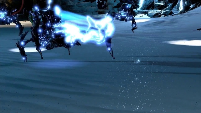 Video Reference: Vertebrate, Light, World, Azure, Branch, Water, Art, Cg artwork, Electric blue, Space