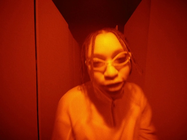 Video Reference: Nose, Glasses, Vision care, Jaw, Lighting, Orange, Eyewear, Facial hair, Tints and shades, Art