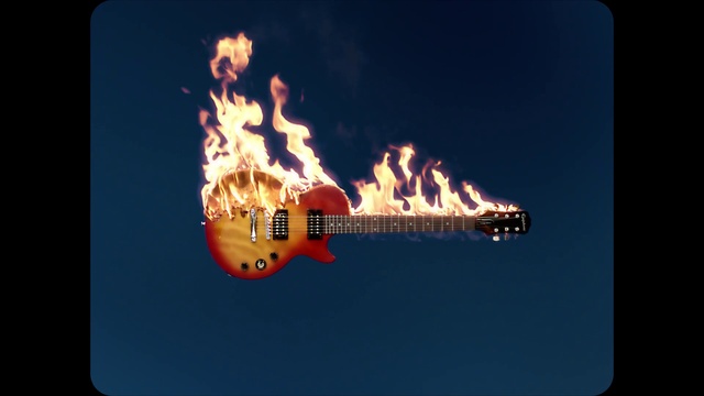 Video Reference: Guitar, Musical instrument, Rectangle, Guitar accessory, String instrument, Font, Plucked string instruments, Gas, Heat, Technology
