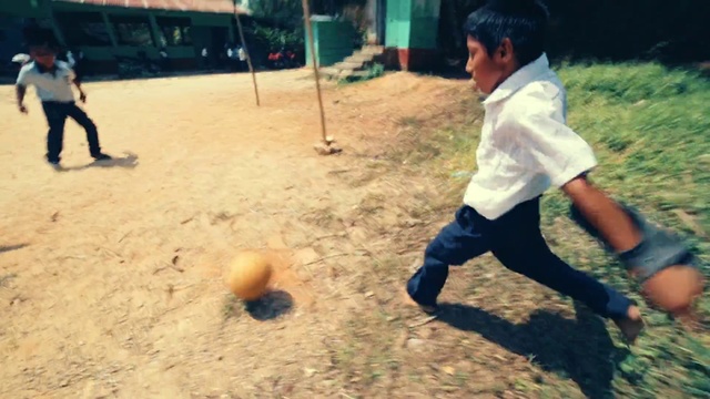 Video Reference: Shoe, Sports equipment, Shorts, Ball, Player, Leisure, Street football, Fun, Ball game, Football