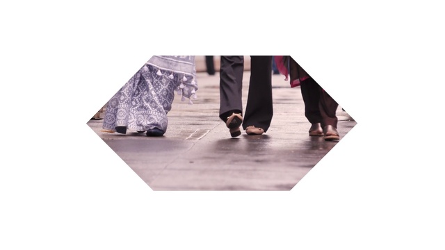 Video Reference: Sleeve, Dress, Basic pump, Violet, High heels, Foot, Triangle, Font, Sandal, Human leg