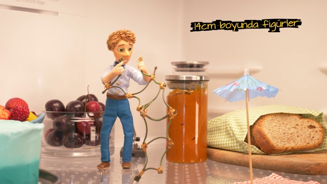 Video Reference: Toy, Art, Gluten, Doll, Room, Font, Illustration, Bread, Sitting, Animation
