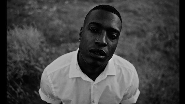 Video Reference: Shirt, Flash photography, Jaw, Neck, Collar, Black-and-white, Happy, Grass, Monochrome, Monochrome photography