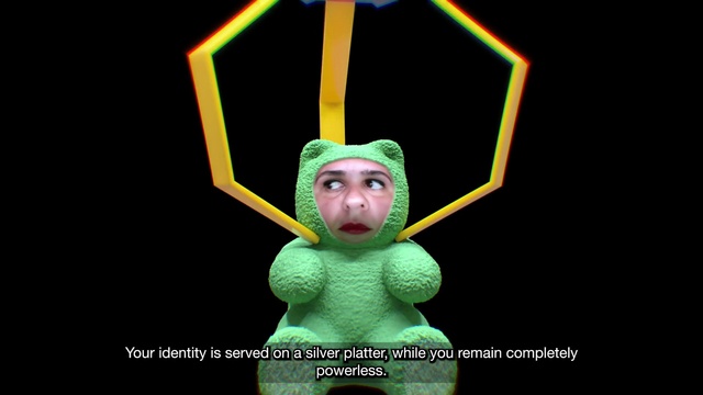 Video Reference: Gesture, Finger, Font, Happy, Entertainment, Comedy, Magenta, Event, Fun, Neon