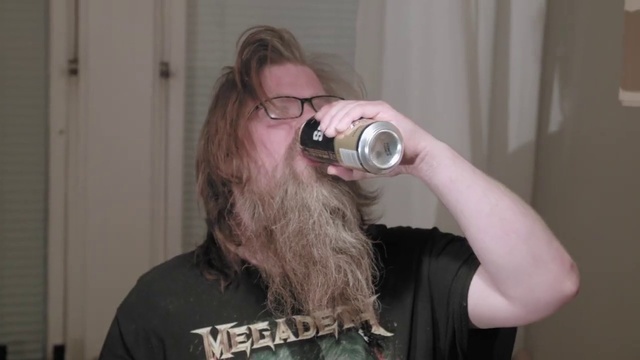 Video Reference: Vision care, Shirt, Mouth, Beard, Eyewear, T-shirt, Facial hair, Drinking, Cool, Drink