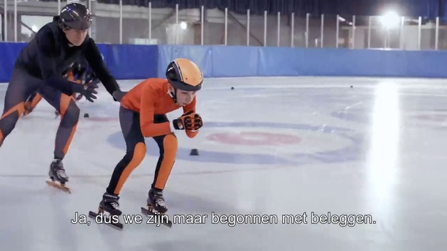 Video Reference: Sports uniform, Sports gear, Sports equipment, Helmet, Ice rink, Ice skate, Glove, Player, Skating, Roller sport