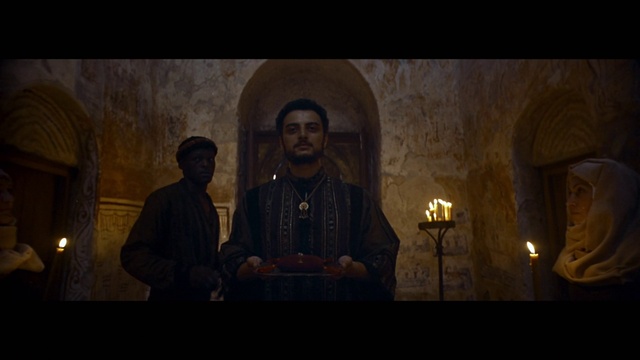 Video Reference: Event, Art, Darkness, Religious institute, Holy places, Formal wear, Place of worship, History, Facial hair, Ritual