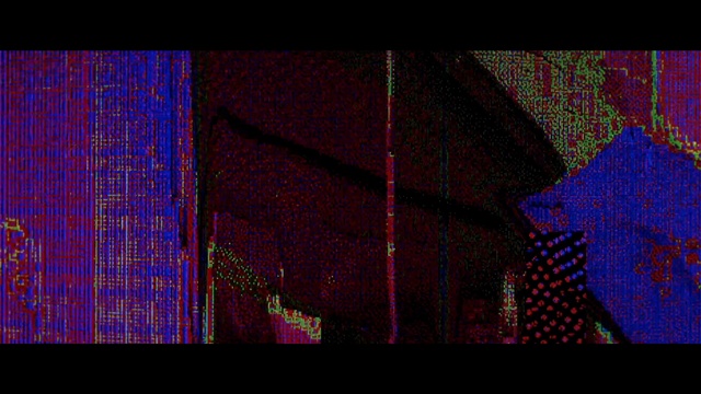 Video Reference: Rectangle, Purple, Violet, Magenta, Font, Tints and shades, Pattern, Symmetry, Electric blue, Display device