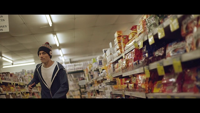 Video Reference: Building, Shelf, Retail, Customer, Cap, Hat, City, Market, Tie, Fun