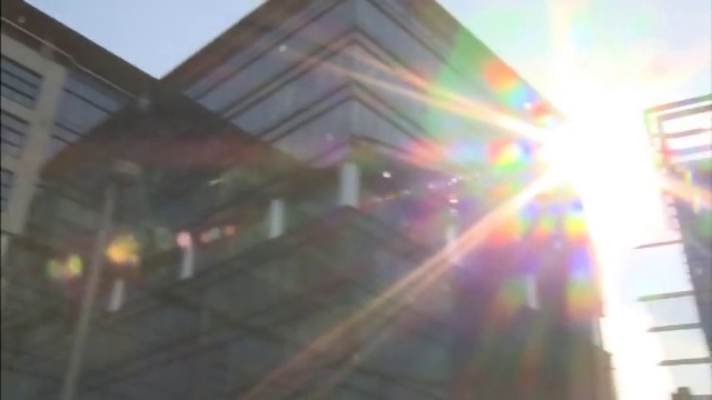 Video Reference: Sky, Tints and shades, Triangle, Lens flare, City, Magenta, Symmetry, Event, Electric blue, Pattern