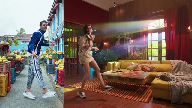 Video Reference: Footwear, Shorts, Couch, Building, Entertainment, studio couch, Leisure, Recreation, Event, Thigh