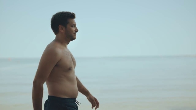 Video Reference: Sky, Shoulder, Water, Trunks, Human body, Bermuda shorts, Flash photography, Shorts, Elbow, Trunk
