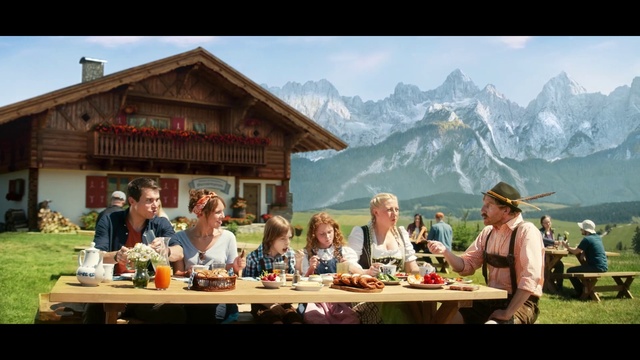 Video Reference: Table, Sky, Tableware, Food, Cloud, Mountain, Sharing, Leisure, Travel, Landscape