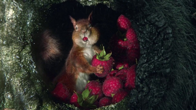 Video Reference: Plant, Rodent, Organism, Squirrel, Possum, Pink, Grey squirrel, Grass, Fawn, Whiskers