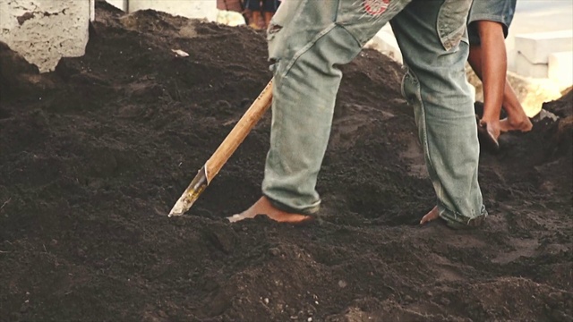 Video Reference: Wood, Road surface, Asphalt, Flooring, Garden tool, Floor, People in nature, Grass, Hardwood, Thigh