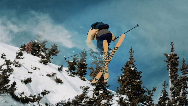 Video Reference: Cloud, Sky, Sports equipment, Snow, Plant, Slope, Mountain, Tree, Ski Equipment, Winter sport