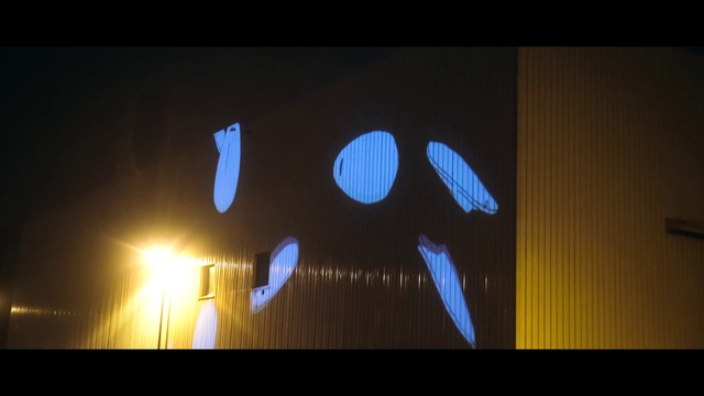 Video Reference: Automotive lighting, Light, Font, Rectangle, Sky, Tints and shades, Electric blue, Space, Art, Circle