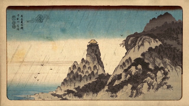 Video Reference: Cloud, Rectangle, Mountain, Art, Slope, Painting, Tints and shades, Landscape, Illustration, Paint