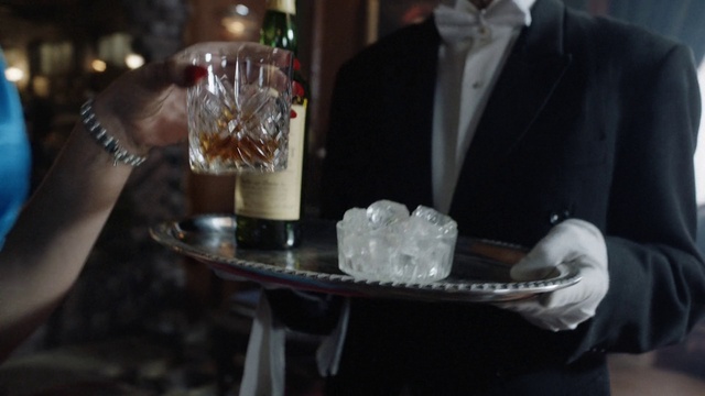 Video Reference: Drinkware, Stemware, Fashion, Barware, Tableware, Dress shirt, Champagne stemware, Blazer, Drink, Alcoholic beverage