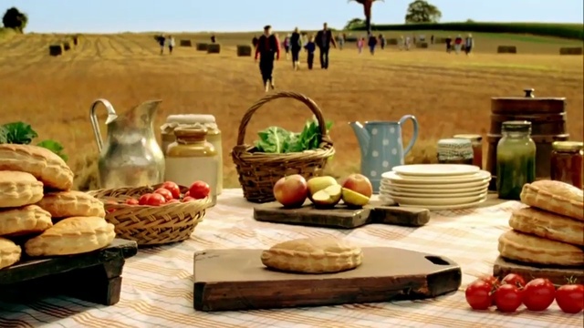 Video Reference: Food, Tableware, Table, Sky, Ingredient, Wood, Plate, Dishware, Cuisine, Recipe