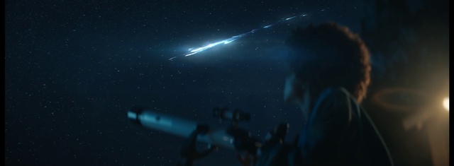 Video Reference: Atmosphere, Astronomical object, Sky, Science, Midnight, Electric blue, Water, Space, Underwater, Star